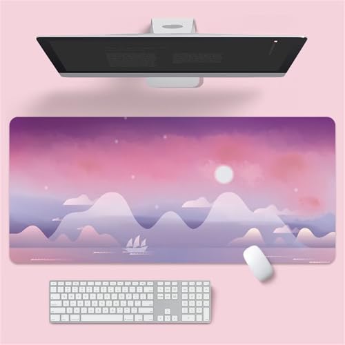 Gaming Mousepad XXL 1200x600x2mm Groß Mausped,Landschaftsabstraktion Mauspad mit Motiv,rutschfest Schreibtischunterlage,Verbessert Gaming Mauspad Präzision und Geschwindigkei,Mauspad für Büro,Zuhause von Cekog