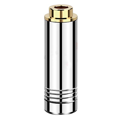 Celabie Buchse Audio Stecker Symmetrischer Stereo KopfhöRer 4,4 Mm 5 Poliger Metall Adapter Kabel Anschluss für KopfhöRer Silber Celabie Buchse Audio Stecker Symmetrischer Stereo KopfhöRer 4,4 Mm 5 Poliger Metall Adapter Kabel Anschluss für KopfhöRer Silber von Celabie