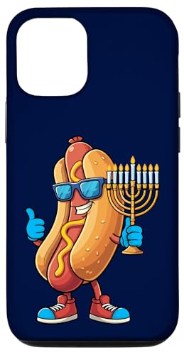 Hülle für iPhone 12/12 Pro Lustige Chanukkah-Hotdog-Menora, jüdische Chanukah, Jungen, Mädchen, Kinder von Celebrate Hanukkah Tee Shirts