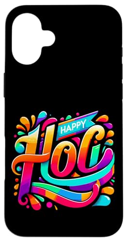 Happy Holi Festival Outfit For Women Kids Men Family Hülle für iPhone 16 Plus von Celebrate Happy Holi Festival Outfit For Indian