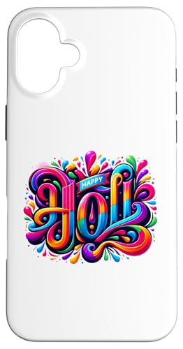 Hülle für iPhone 16 Plus Happy Holi Festival Outfit For Women Kids Men Family von Celebrate Happy Holi Festival Outfit For Indian