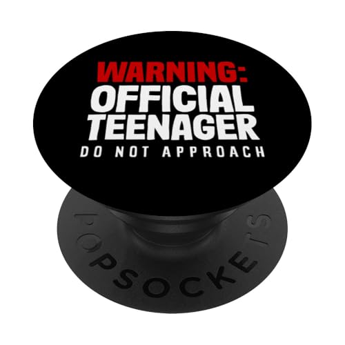 13. Geburtstag Warnung Offizieller Teenager PopSockets Klebender PopGrip von Celebrating 13 Years of Teen Life Awesomeness Gift