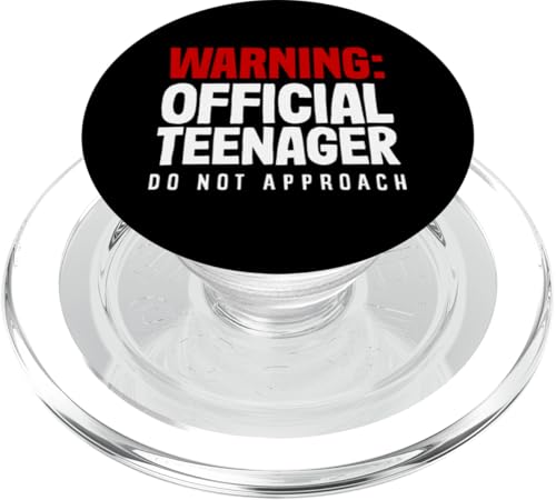 13. Geburtstag Warnung Offizieller Teenager PopSockets PopGrip für MagSafe von Celebrating 13 Years of Teen Life Awesomeness Gift