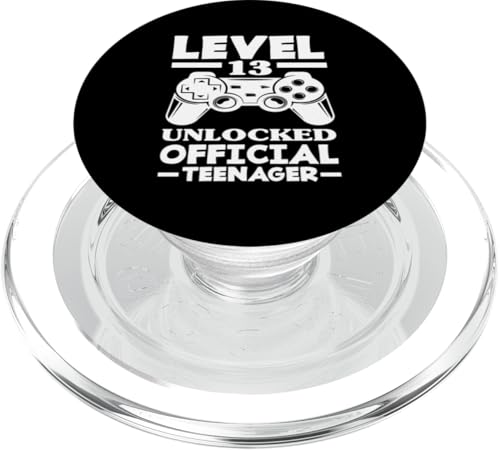 Level 13 freigeschaltet Offizieller 13. Geburtstag eines Teenagers PopSockets PopGrip für MagSafe von Celebrating 13 Years of Teen Life Awesomeness Gift