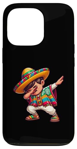 Hülle für iPhone 13 Pro Mexikanischer Junge Dabbing Funny Sombrero Cinco de Mayo Fiesta von Celebrating Mexican Fiestas Sombrero Poncho Art