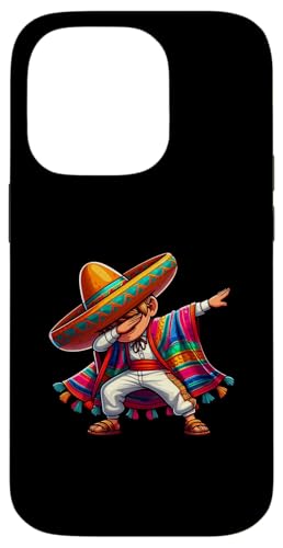 Hülle für iPhone 14 Pro Mexikanischer Junge Dabbing Funny Sombrero Cinco de Mayo Fiesta von Celebrating Mexican Fiestas Sombrero Poncho Art