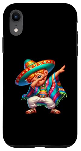 Hülle für iPhone XR Mexikanischer Junge Dabbing Funny Sombrero Cinco de Mayo Fiesta von Celebrating Mexican Fiestas Sombrero Poncho Art