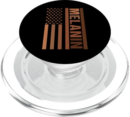 Melanin Amerikanische Flagge Black History Month PopSockets PopGrip für MagSafe von Celebration/Black History Month