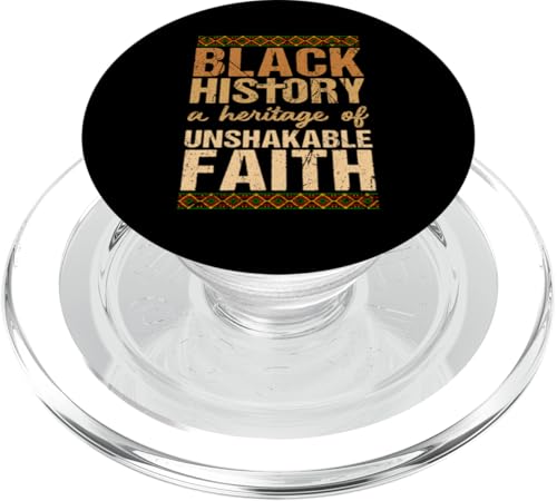 Unerschütterlicher Glaube, Monat der schwarzen Geschichte PopSockets PopGrip für MagSafe von Celebration/Black History Month