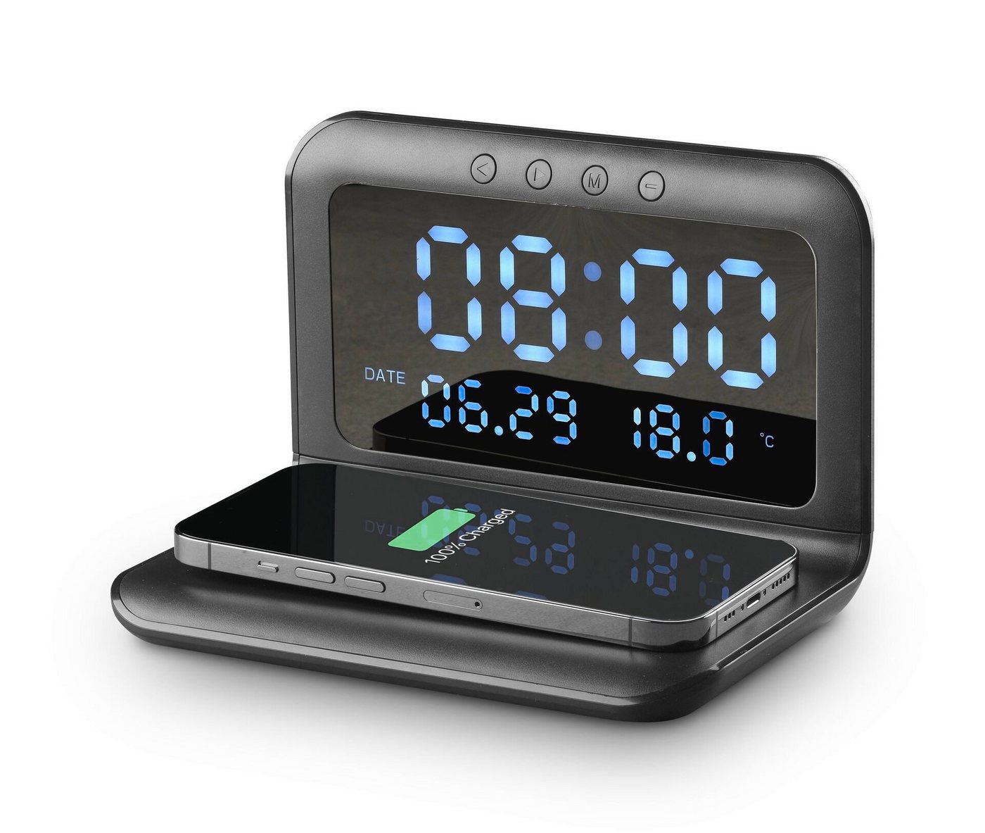 Cellularline Cellularline Wireless Charging Alarm Clock Wireless Charger von Cellularline