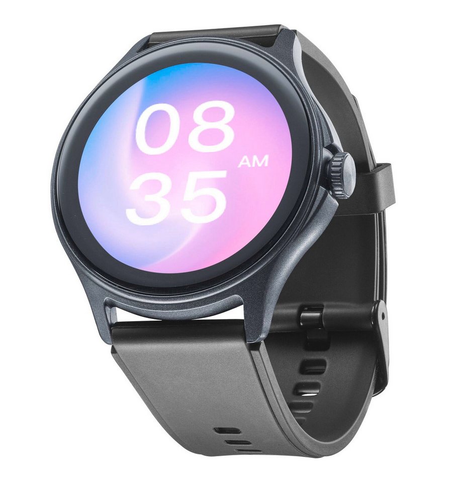 Cellularline ION PRO ROUND Smartwatch (3,5 cm/1,38 Zoll, Proprietär) von Cellularline