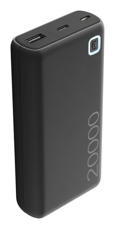 Cellularline Power Bank ESSENCE 20000 Powerbank Cellularline Power Bank ESSENCE 20000 BLACK, 12 W Ladeleistung von Cellularline