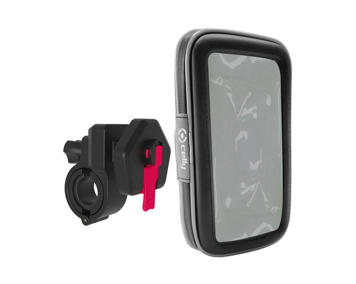 Celly Handy-Halterung, (Fahrrad-Handyhalter Celly SNAPFLEXBK Schwarz Kunststoff) von Celly