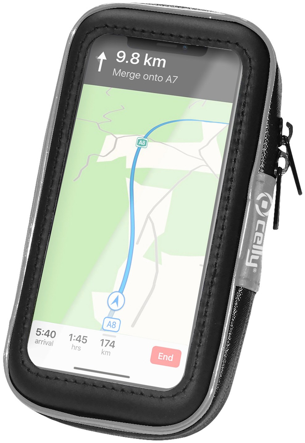 FlexBike XXXL Fahrradhalterung für Smartphones schwarz von Celly