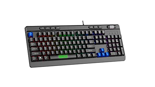 Sparco STEALH Gaming-Tastatur mit Calbe, schwarz, spanisch von Celly