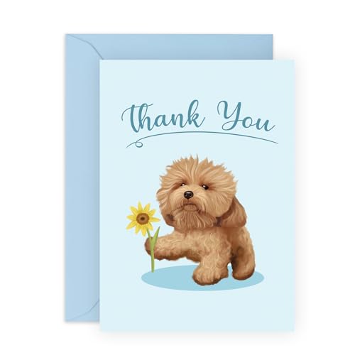 CENTRAL 23 Dankeskarten von Hund – Thank You Fluffy Dog – Süßer Hund Geburtstagskarte – für Fellmutter Papa – Haustierbesitzer – Geschenke von Fur Baby – mit Aufklebern CENTRAL 23 Dankeskarten von Hund – Thank You Fluffy Dog – Süßer Hund Geburtstagskarte – für Fellmutter Papa – Haustierbesitzer – Geschenke von Fur Baby – mit Aufklebern von Central 23