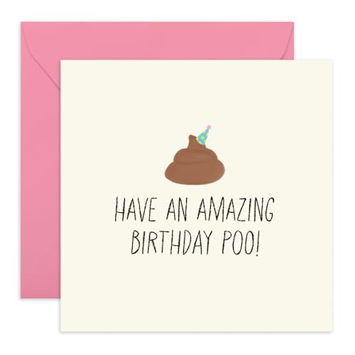 CENTRAL 23 Lustige Geburtstagskarten für Männer und Frauen, Sie – Have An Amazing Birthday Poo – Happy Birthday Karte für Freunde, Schwester, Bruder, Mutter, Papa – kommt mit Aufklebern CENTRAL 23 Lustige Geburtstagskarten für Männer und Frauen, Sie – Have An Amazing Birthday Poo – Happy Birthday Karte für Freunde, Schwester, Bruder, Mutter, Papa – kommt mit Aufklebern von Central 23