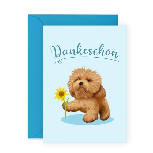 Central 23 Dankeschön Karte von Hunde – Geburtstagskarte für Mama Papa – Geschenk vom Haustier, Fellbaby – Danke Karten – Muttertagskarte Vatertagskarte – mit Aufklebern Central 23 Dankeschön Karte von Hunde – Geburtstagskarte für Mama Papa – Geschenk vom Haustier, Fellbaby – Danke Karten – Muttertagskarte Vatertagskarte – mit Aufklebern von Central 23