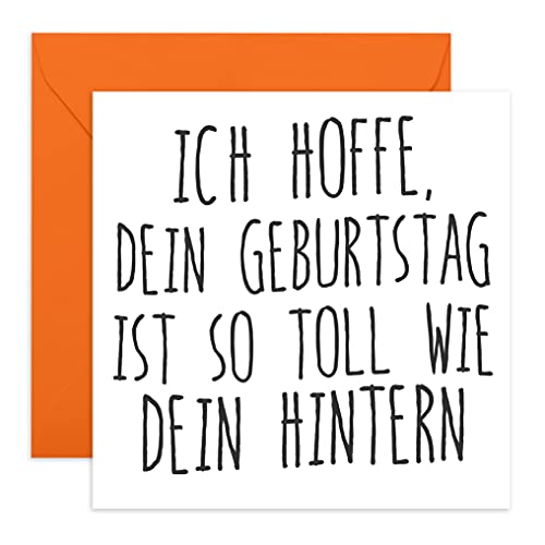 Central 23 Lustige Geburtstagskarte Mann IST SO TOLL WIE DEIN HINTERN - Glückwunschkarte Geburtstag für Männer - Karte für Geburtstage oder Feiern - Humorvolle Grußkarte für Freunde Central 23 Lustige Geburtstagskarte Mann IST SO TOLL WIE DEIN HINTERN - Glückwunschkarte Geburtstag für Männer - Karte für Geburtstage oder Feiern - Humorvolle Grußkarte für Freunde von Central 23