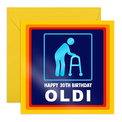 Central 23 - Lustige Geburtstagskarte zum 30. Geburtstag "Happy 30th Birthday Oldi" – Geschenk für ihn 30. Geburtstag – Geschenk für ihn 30. Geburtstag – Witze für die Frau Central 23 - Lustige Geburtstagskarte zum 30. Geburtstag "Happy 30th Birthday Oldi" – Geschenk für ihn 30. Geburtstag – Geschenk für ihn 30. Geburtstag – Witze für die Frau von Central 23