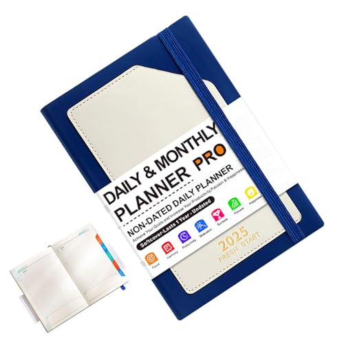 Daily Planner, Personal Schedule Planner, A5 Planner Notebook, Pocket-Sized Planner, Daily Schedule Planner, Wochenplaner 180 Blätter, Kalenderplaner für Making Pläne von Ceprznvey