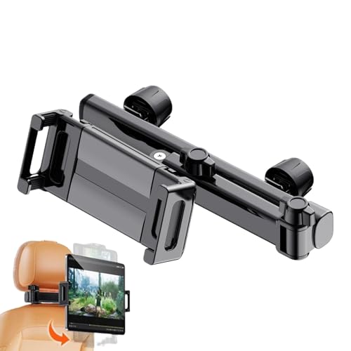 Headrest Tablet Holder, Telescopic Tablet Mount, Black Tablet Holder Back Seat, Tablet Car Holder, Adjustable Folding Car Phone Stand, Tablet Accessories for Thanksgiving, Christmas, Chinese New von Ceprznvey