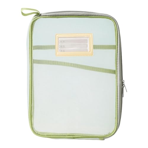 Transparente Dateitasche, Aktenordner, Briefgröße, Supplies Stationery Bag – Große Öffnung, Datei Geldbörse, transparent, wasserdicht, großes Fassungsvermögen für Zuhause, Schule Use, 25,9 x 33,78 cm, von Ceprznvey