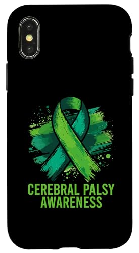 Hülle für iPhone X/XS Green Ribbon Zerebralparese Bewusstsein CP Warrior von Cerebral Palsy Awareness Gifts