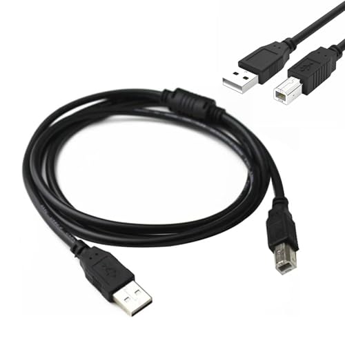 2M USB Druckerkabel,Scannerkabel,Printer Cable,Drucker Kabel,Druckerkabel USB,Scanner Kabel Typ B,Scanner Kabel 2.0 USB A auf USB B,USB A-Stecker zu USB B-Stecker für Drucker Scanner Printer von Cerioll