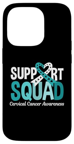 Hülle für iPhone 14 Pro Support Squad Unterstützer für Gebärmutterhalskrebs von Cervical Cancer Awareness Month Support Design