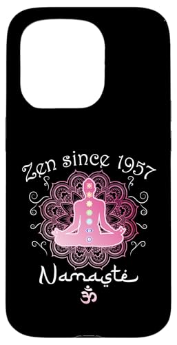 Zen Since 1957 - 68 Years of Tranquility and Balance Hülle für iPhone 15 Pro von Chakras Aligned with Namaste Mindfulness Store