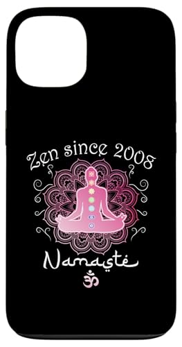 Zen Since 2008 - 17 Years of Inner Harmony Hülle für iPhone 13 von Chakras Aligned with Namaste Mindfulness Store