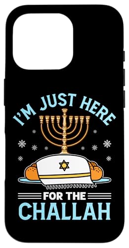 Hülle für iPhone 16 Pro Witziger Challah Spruch für Shabbat von Challah Designs