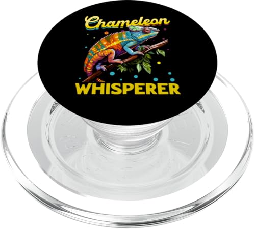 Chamäleon Reptilien Chamäleon Whisperer PopSockets PopGrip für MagSafe von Chameleon Reptile Design