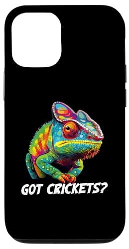 Hülle für iPhone 12/12 Pro Chamäleon Reptil hat Grillen? von Chameleon Reptile Design