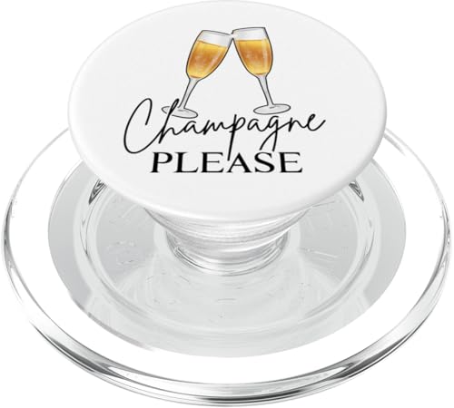 Witziger Champagner Spruch PopSockets PopGrip für MagSafe von Champagner Designs