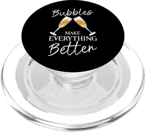 Witziger Champagner Spruch PopSockets PopGrip für MagSafe von Champagner Designs