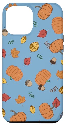 Hülle für iPhone 14 Pro Max Herbsternte Muster Herbst Kürbisse von Character Alley