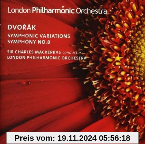 Dvorak: Symphonische Variationen / Sinfonie 8 von Charles Mackerras