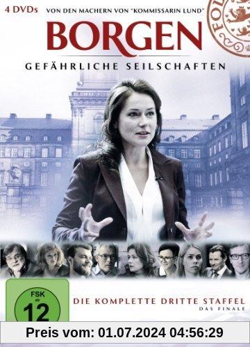 Borgen - Gefährliche Seilschaften, Die komplette dritte Staffel [4 DVDs] von Charlotte Sieling