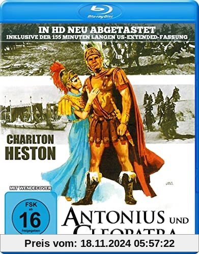 Antonius und Cleopatra - Kino Langfassung (inkl. 155 Min. US-Extended Version, in HD neu abgetastet) [Blu-ray] von Charlton Heston