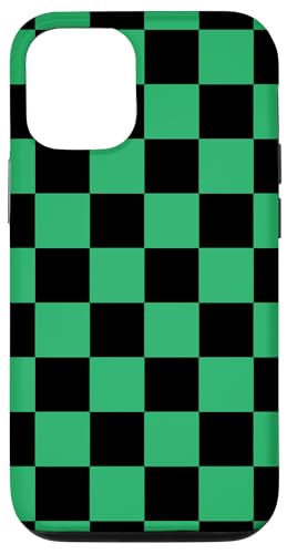 Hülle für iPhone 13 Pro Schwarz-graues Schachbrettmuster karierte Rennflagge von Checkered Lover