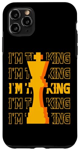 Hülle für iPhone 11 Pro Max I'm the King Schachspieler King Queen Checkmate Fun von Checkmate Chess Club Funny Christmas Tee