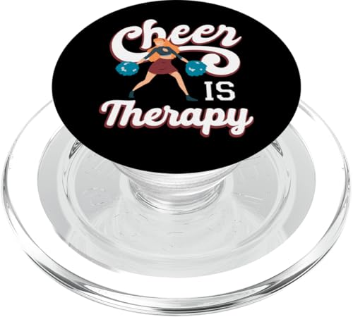 Cheerleading Cheer Is Therapy Cheer Is Therapy PopSockets PopGrip für MagSafe von Cheer Cheerleader Girls HD0