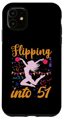 Hülle für iPhone 11 Cheerleader zum 51. Geburtstag, Cheerleader-Tänzerin von Cheerleader Birthday Designs