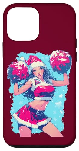 Hülle für iPhone 12 mini Weihnachten Cheerleading Santa Cheerleader Xmas Cheerleading von Cheerleading Geschenk für Cheerleader