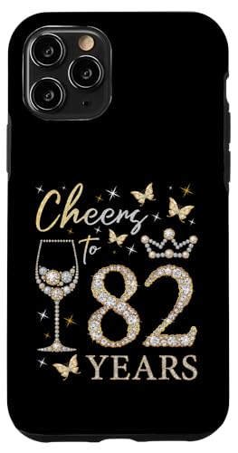 Ein Hoch auf die 82-jährige Frau Queen zum 82. Geburtstag, Geburtstagsparty Hülle für iPhone 11 Pro von Cheers for Queens Birthday