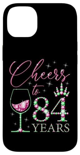 Ein Hoch auf 84-jährige Frauen zum 84. Geburtstag, Frauen, Königinnen, Geburtstag Hülle für iPhone 14 Plus von Cheers to My Birthday Pink & Green