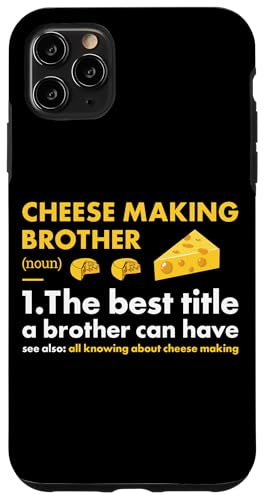 Cheesemaker Brother Definition Käseherstellung Hülle für iPhone 11 Pro Max von Cheese Making Hobby Present Cheesemaker Apparel