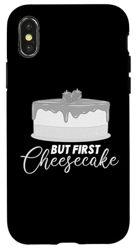Hülle für iPhone X/XS Käsekuchen-Dessert-Rezept zum Backen von süßen Kuchen von Cheesecake Dessert